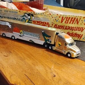 Gold Gatornationals Toy Truck with Trailer